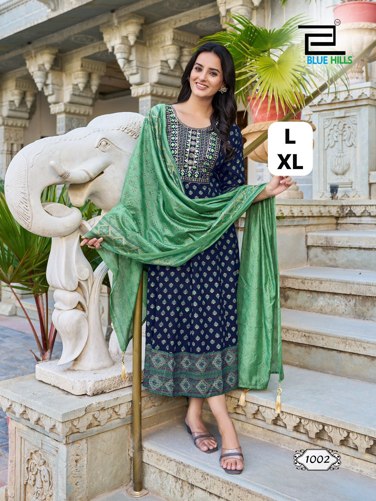 Long Gown with Dupatta