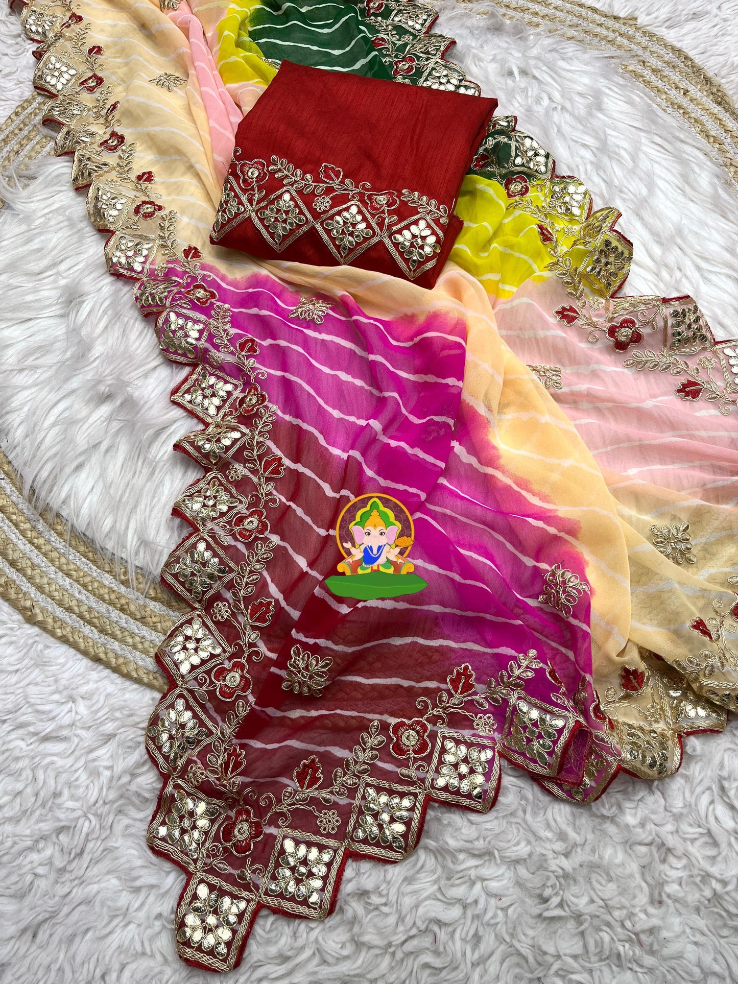 lehariya saree