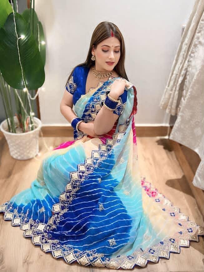 lehariya saree