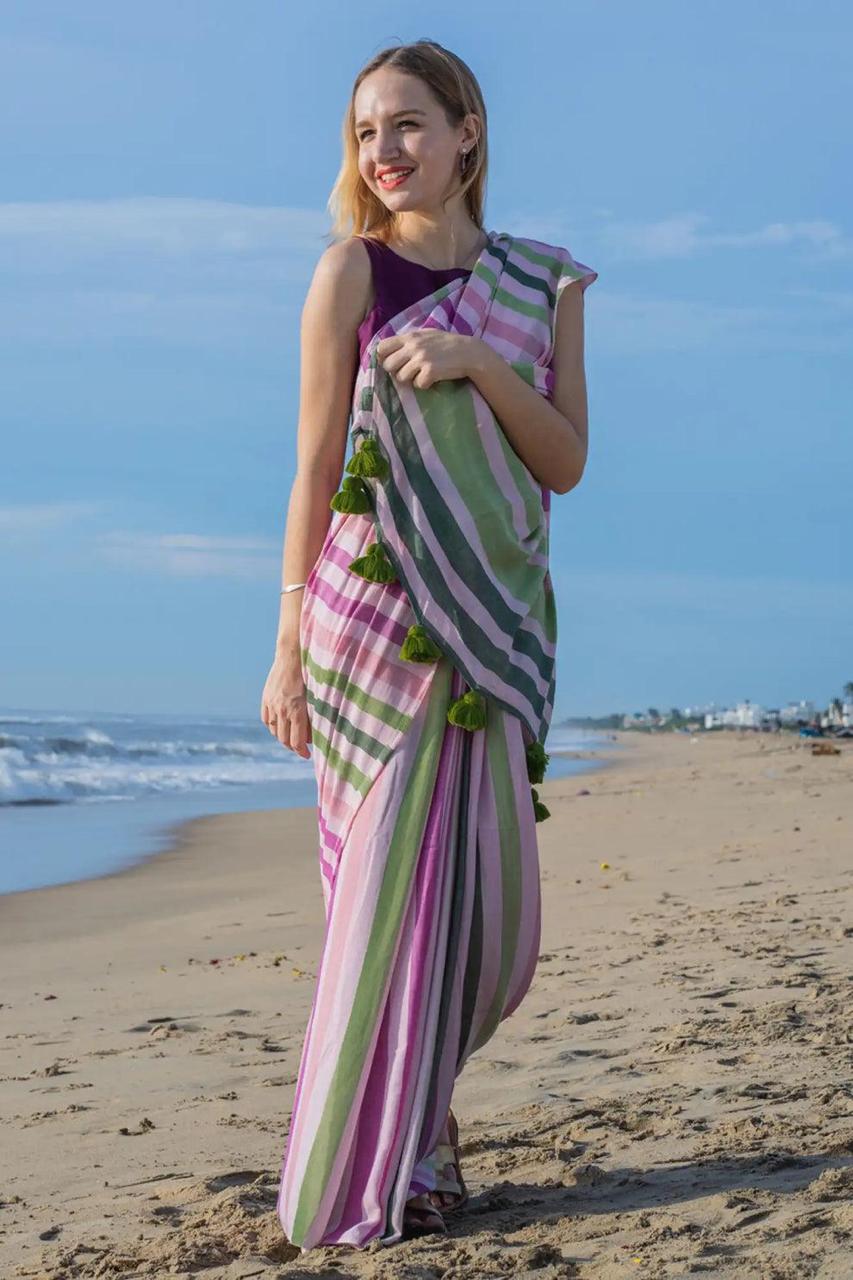 LINEN SAREE