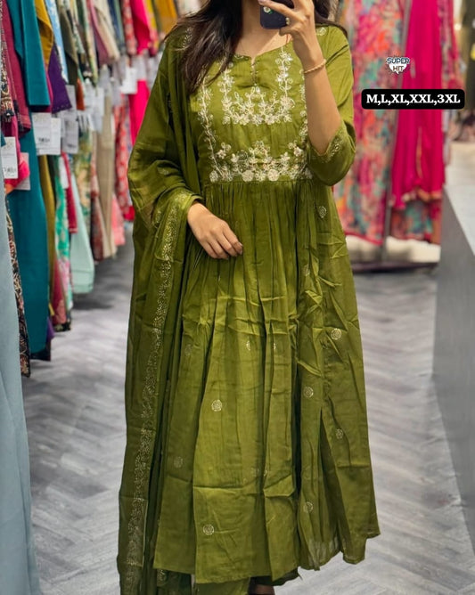 Anarkali kurti set