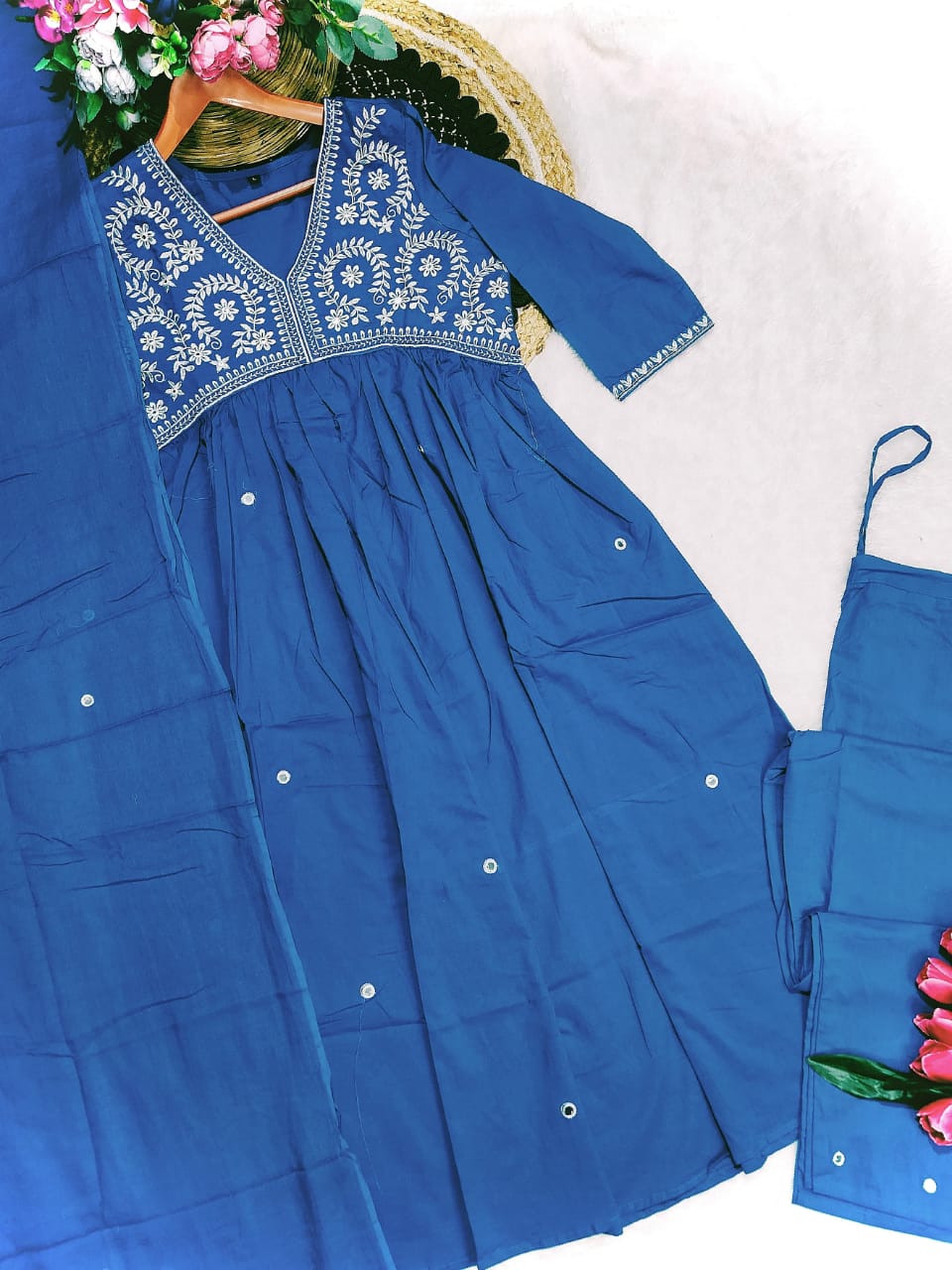 Anarkali kurti set