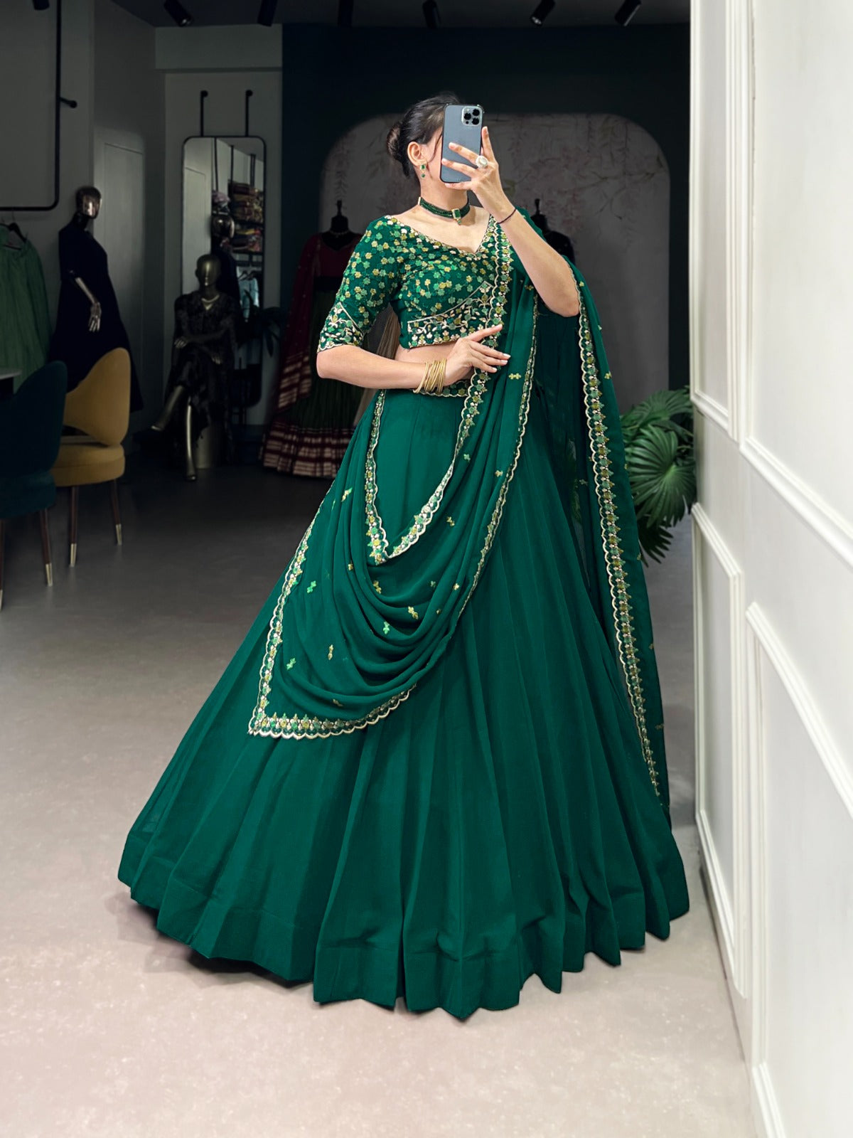 Georgette lehanga