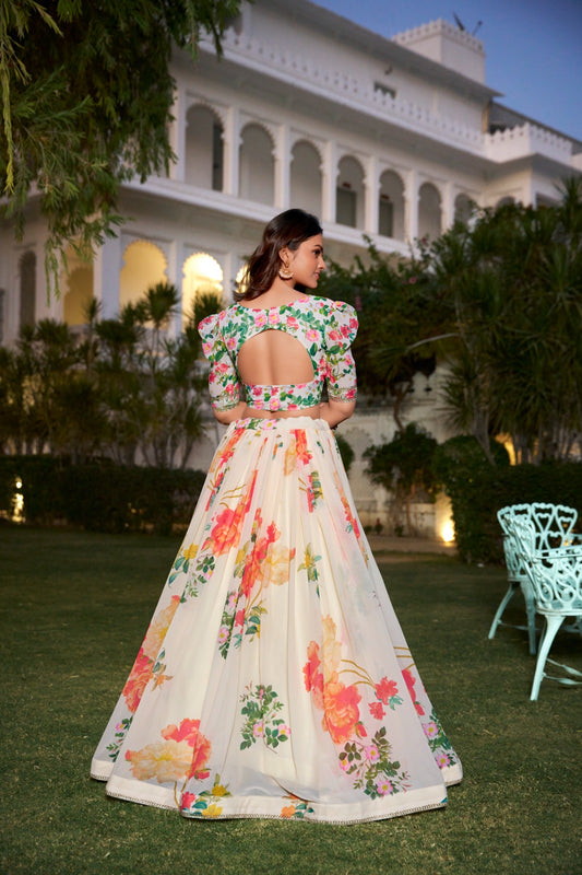 Georgette lehenga