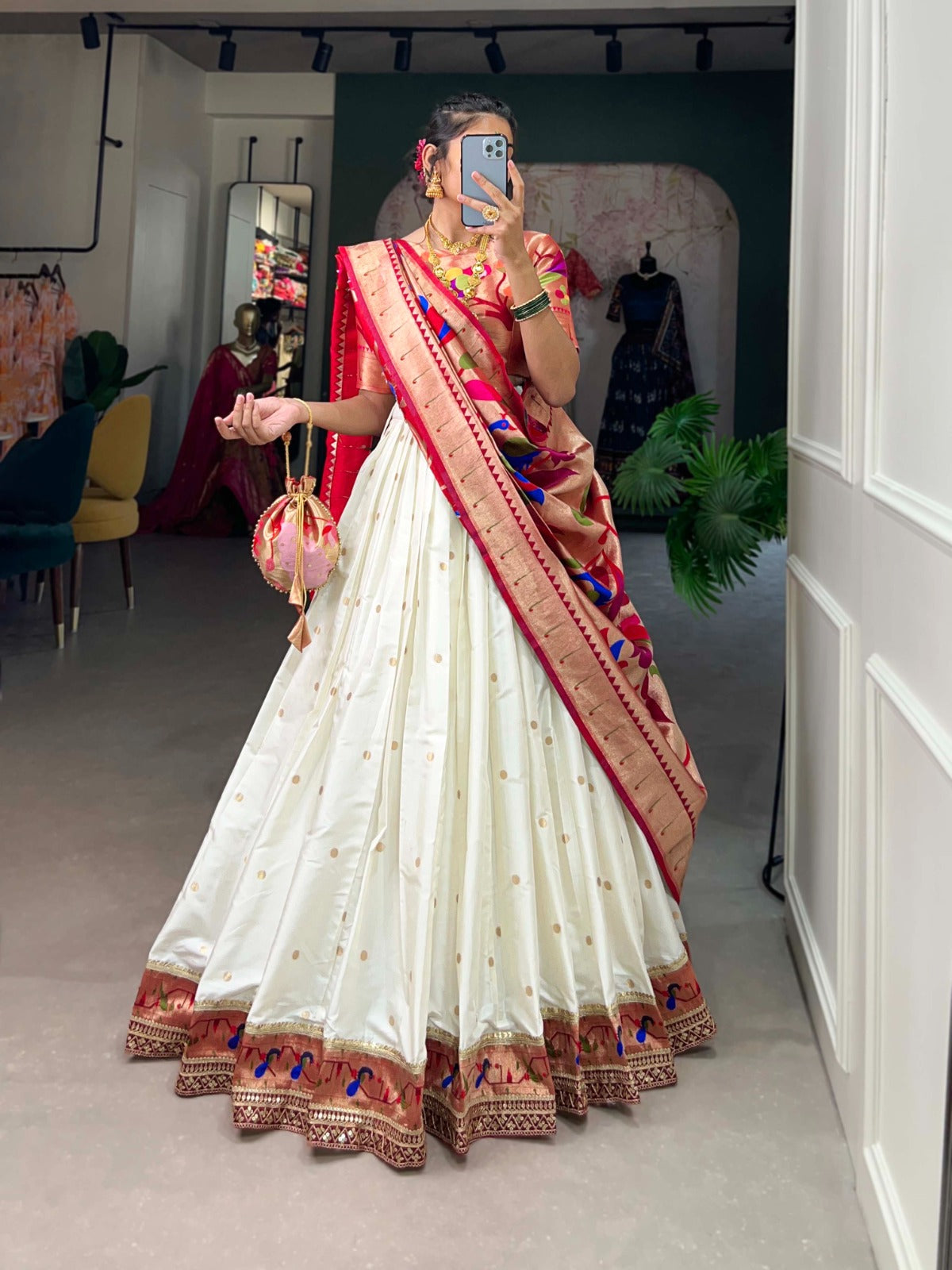 Silk lehanga