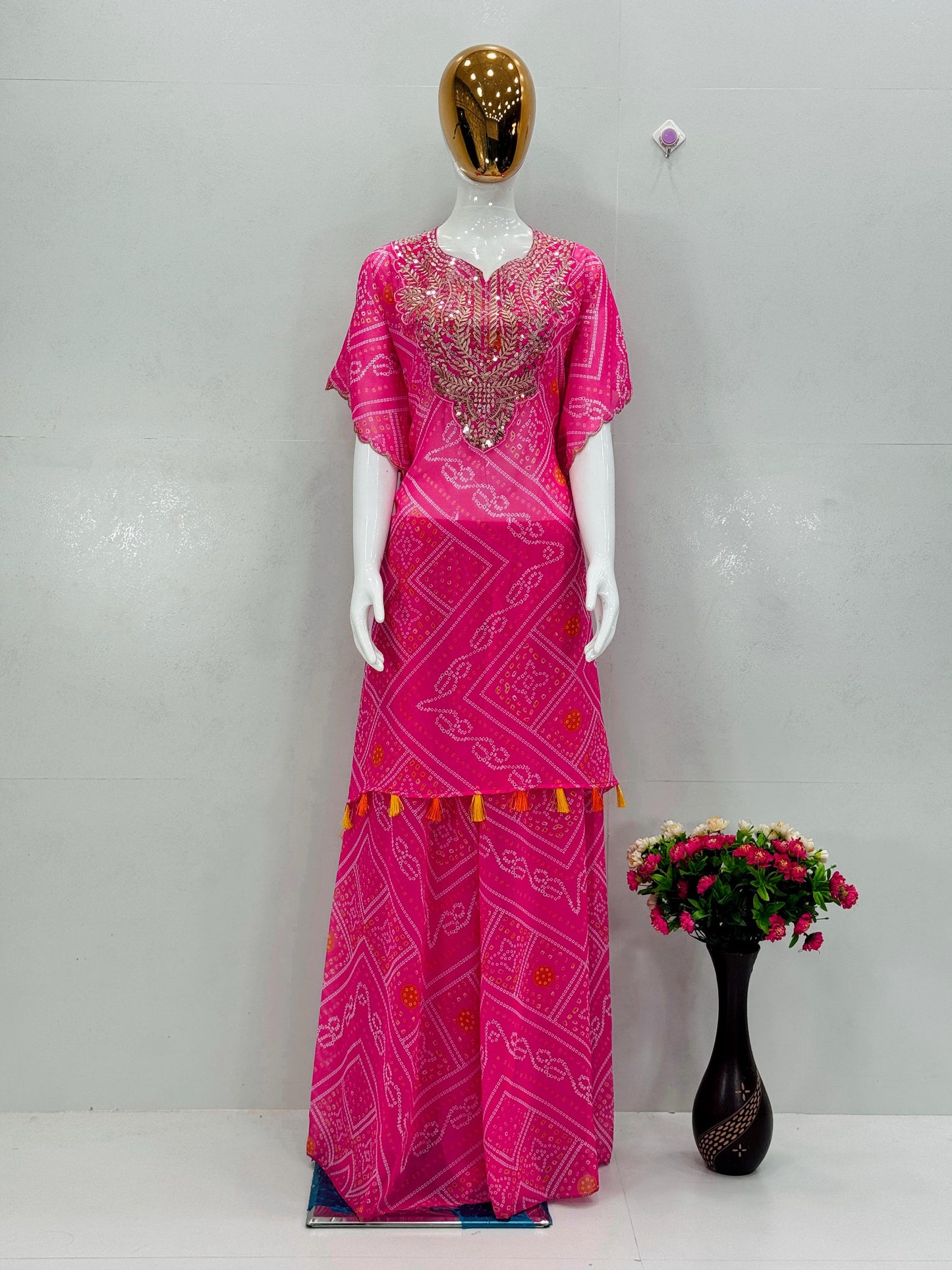 Bandhani dress