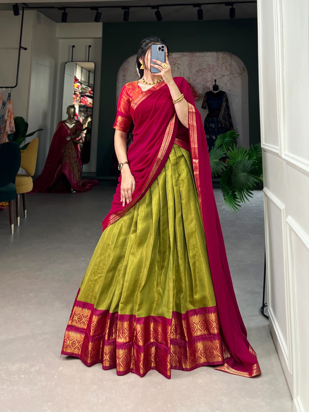 Kanchipuram style Lehenga