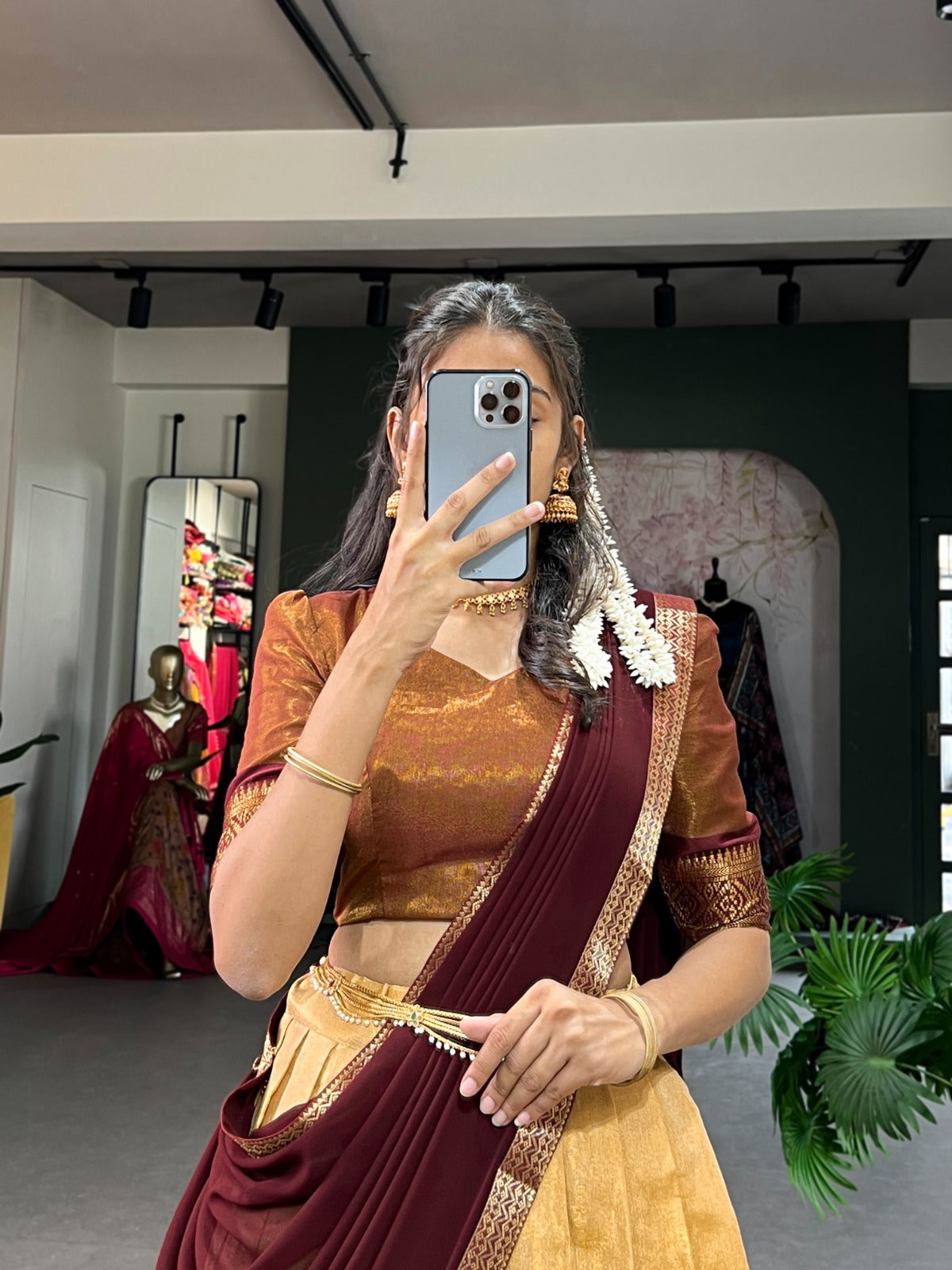 Kanchipuram style Lehenga