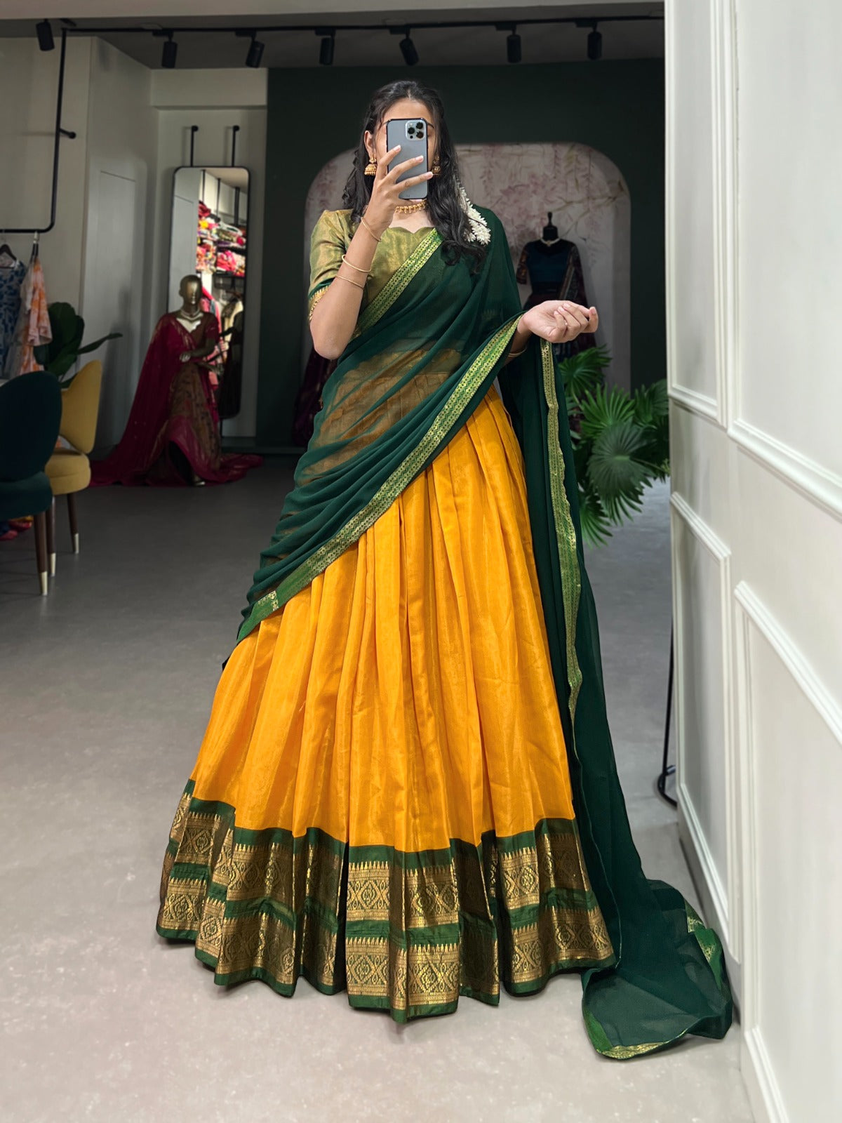 Kanchipuram style Lehenga