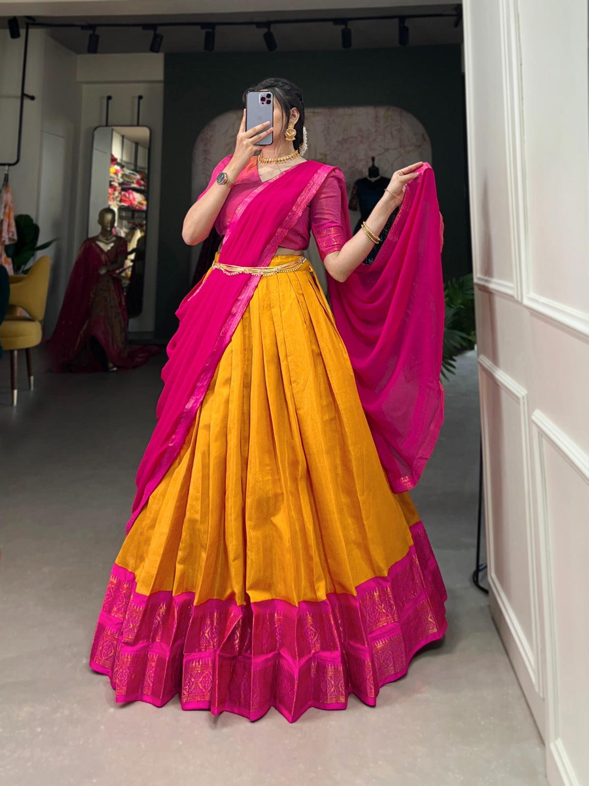 Kanchipuram style Lehenga