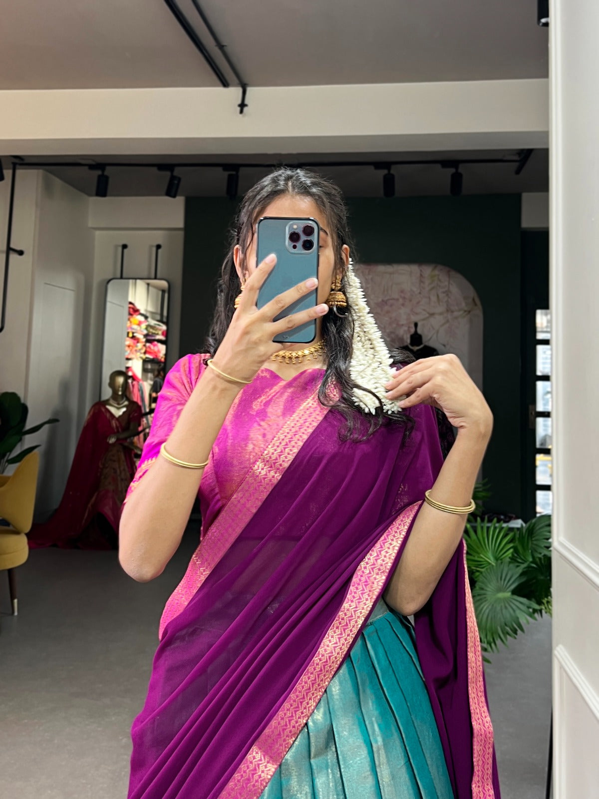 Kanchipuram style Lehenga