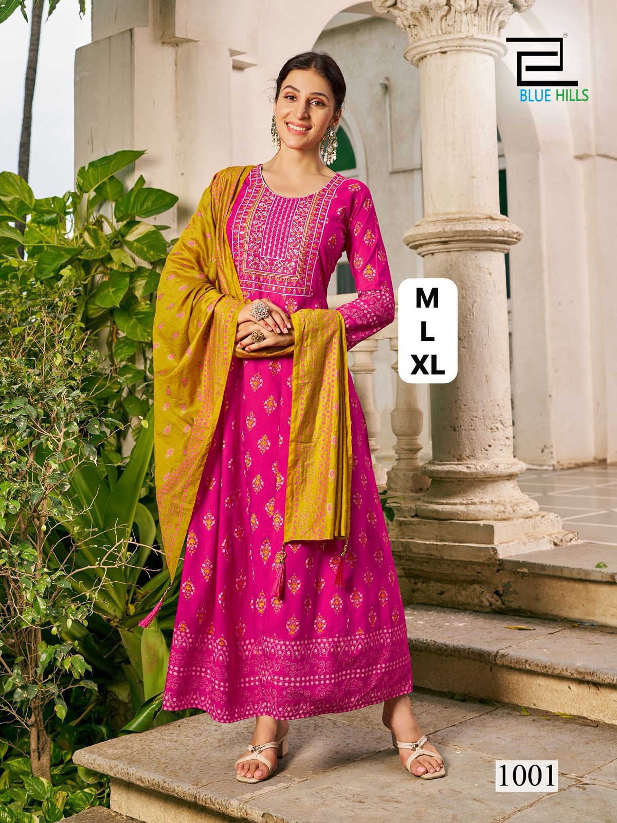 Long Gown with Dupatta