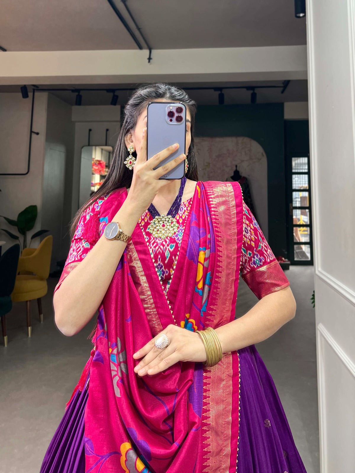 SILK LEHANGA