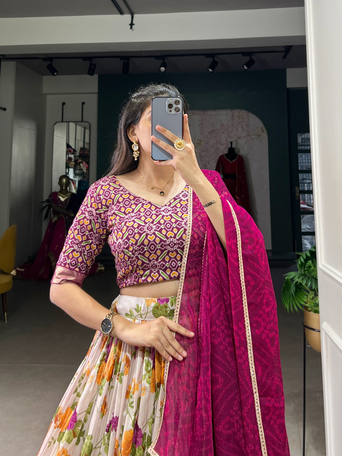 Silk Lehanga