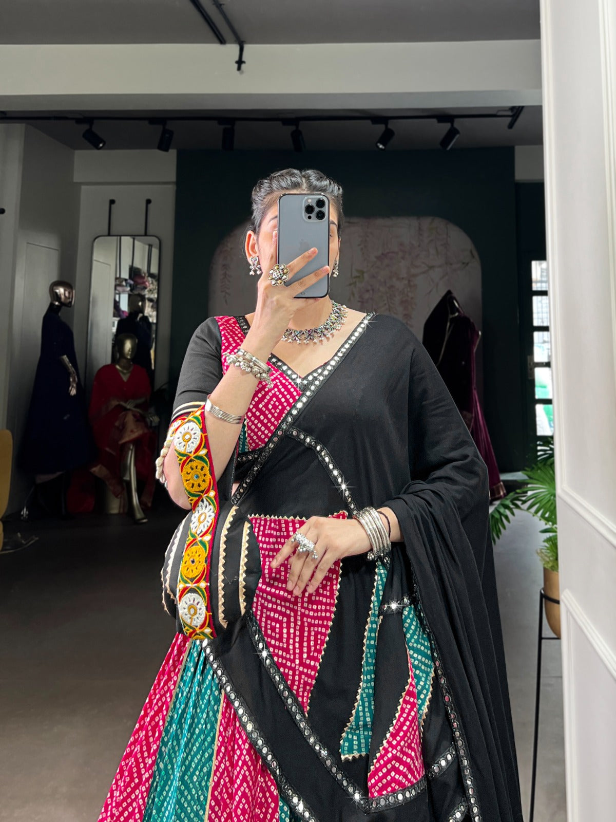 Navratri special bandhej lehanga