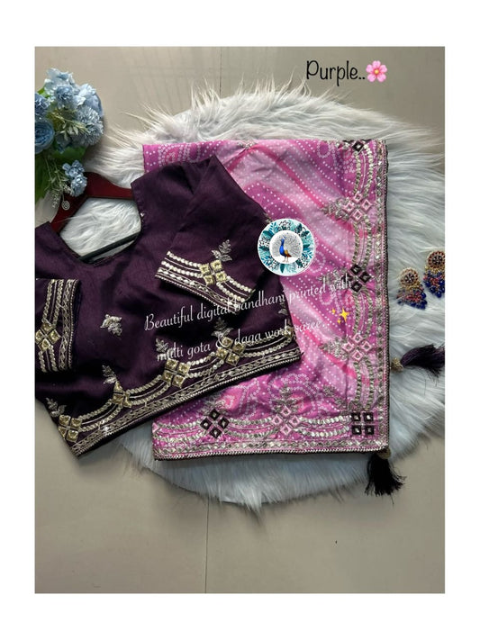 Bandhej Saree