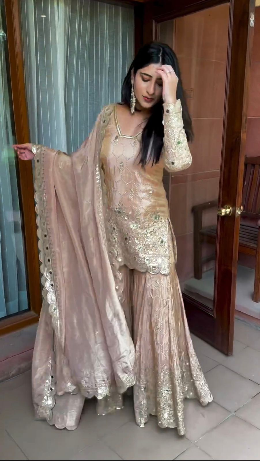 Sharara dress