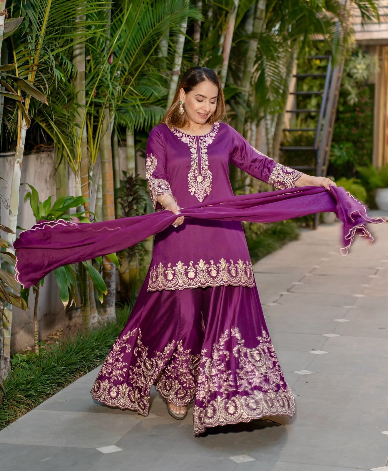 Sharara dress