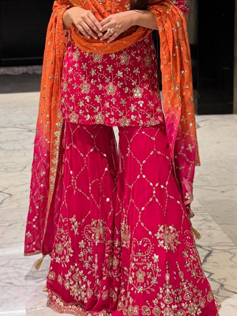 Sharara dress.