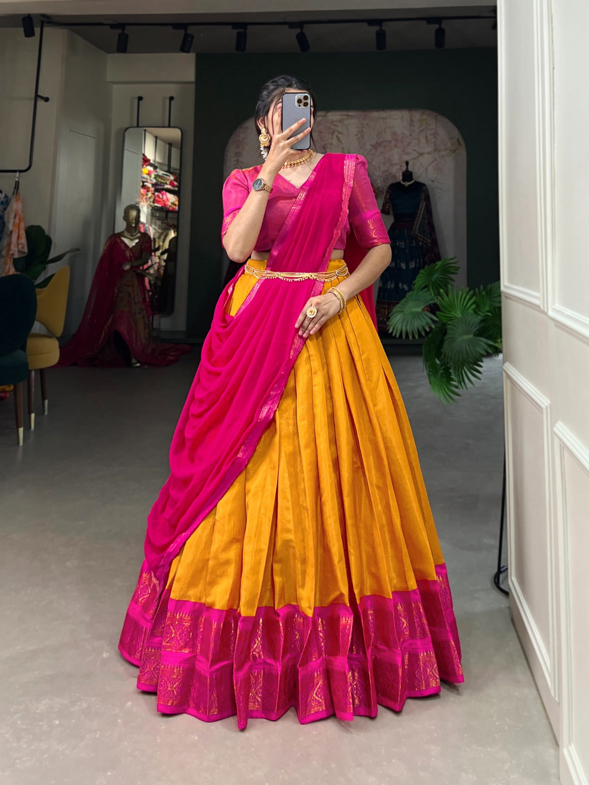 Kanchipuram style Lehenga